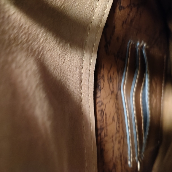 Patricia Nash Tan Map Print Crossbody Bag - Picture 4 of 6